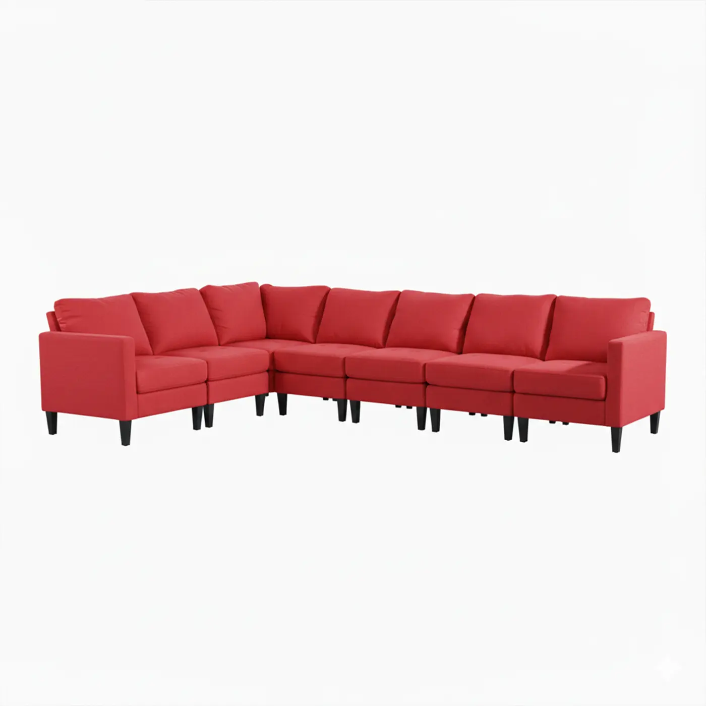 7-Piece Fabric Sectional Sofa - Image 8