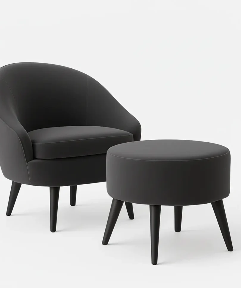 Camilla Armchair and Ottoman Set