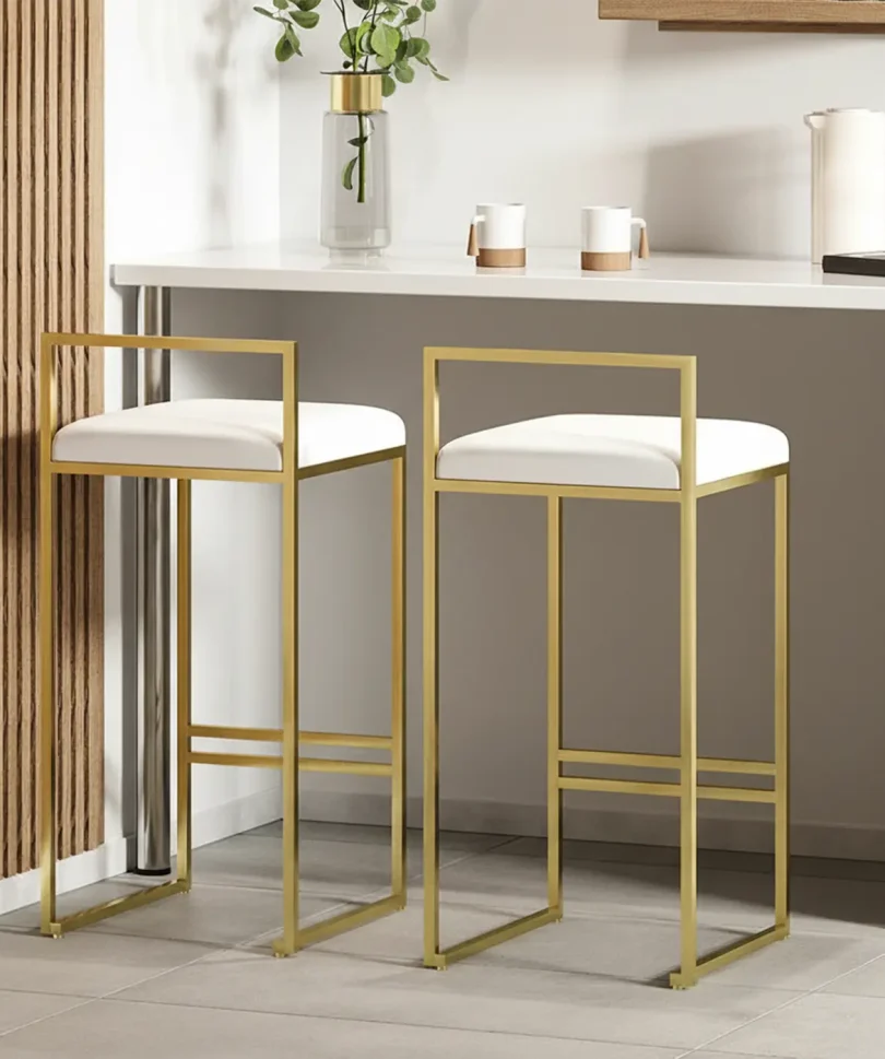 Lumin Gold Bar Stool
