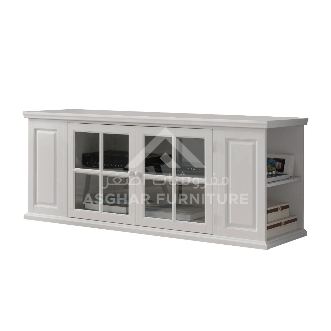 TV Stand with Bookcase - Image 4