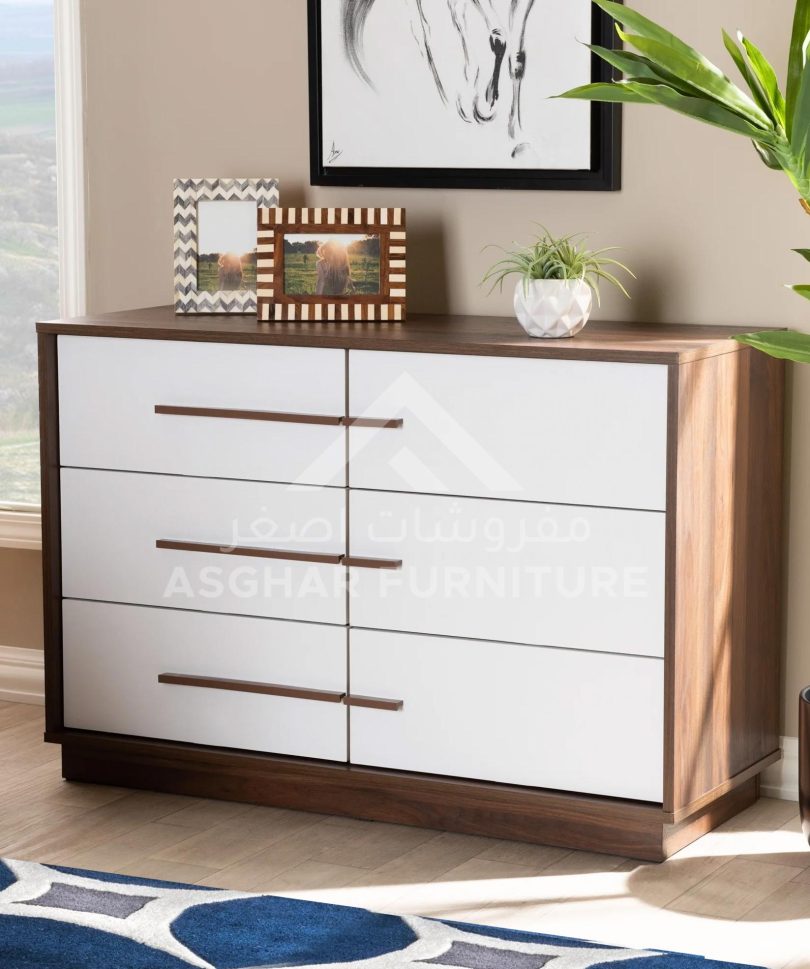 Aurora Modern 6-Drawer Dresser