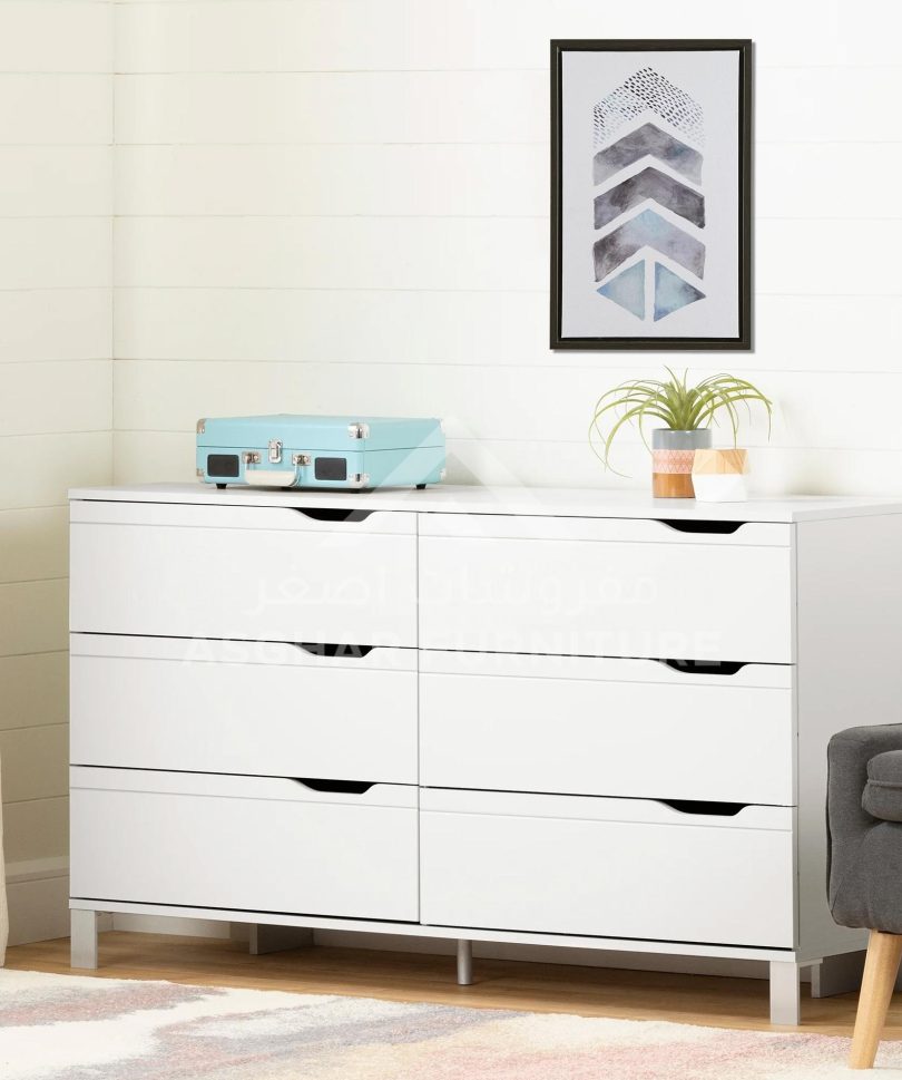 New Bella 6 Drawer Double Dresser