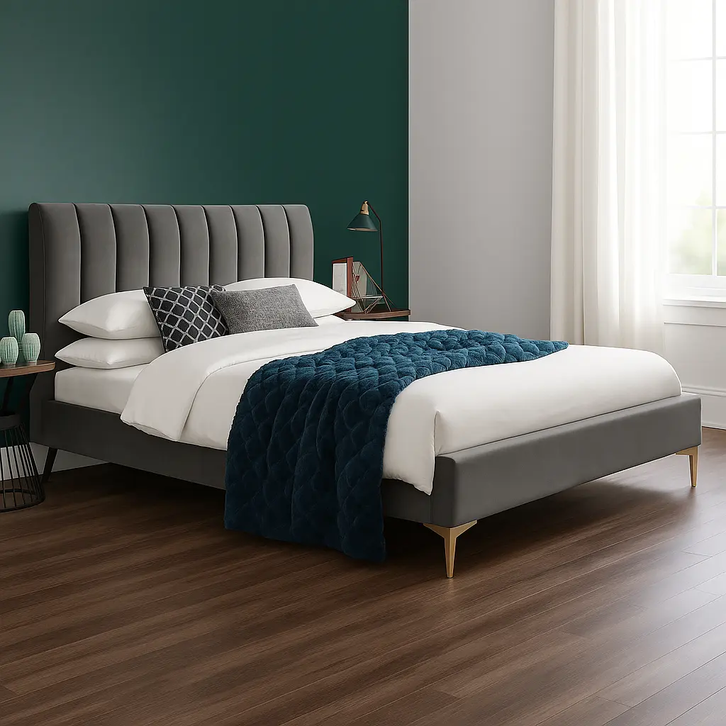 Croft Tufted Bed - Image 3