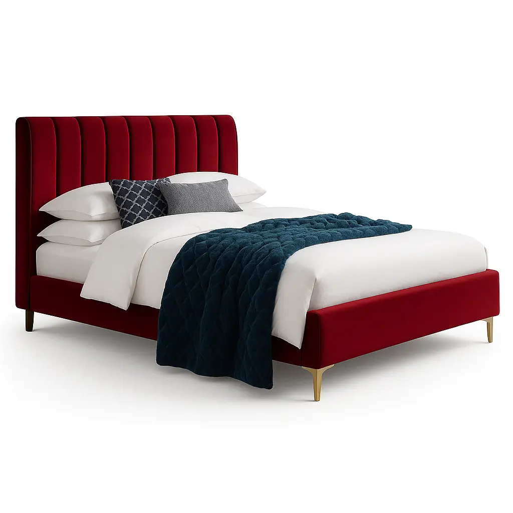 Croft Tufted Bed - Image 4