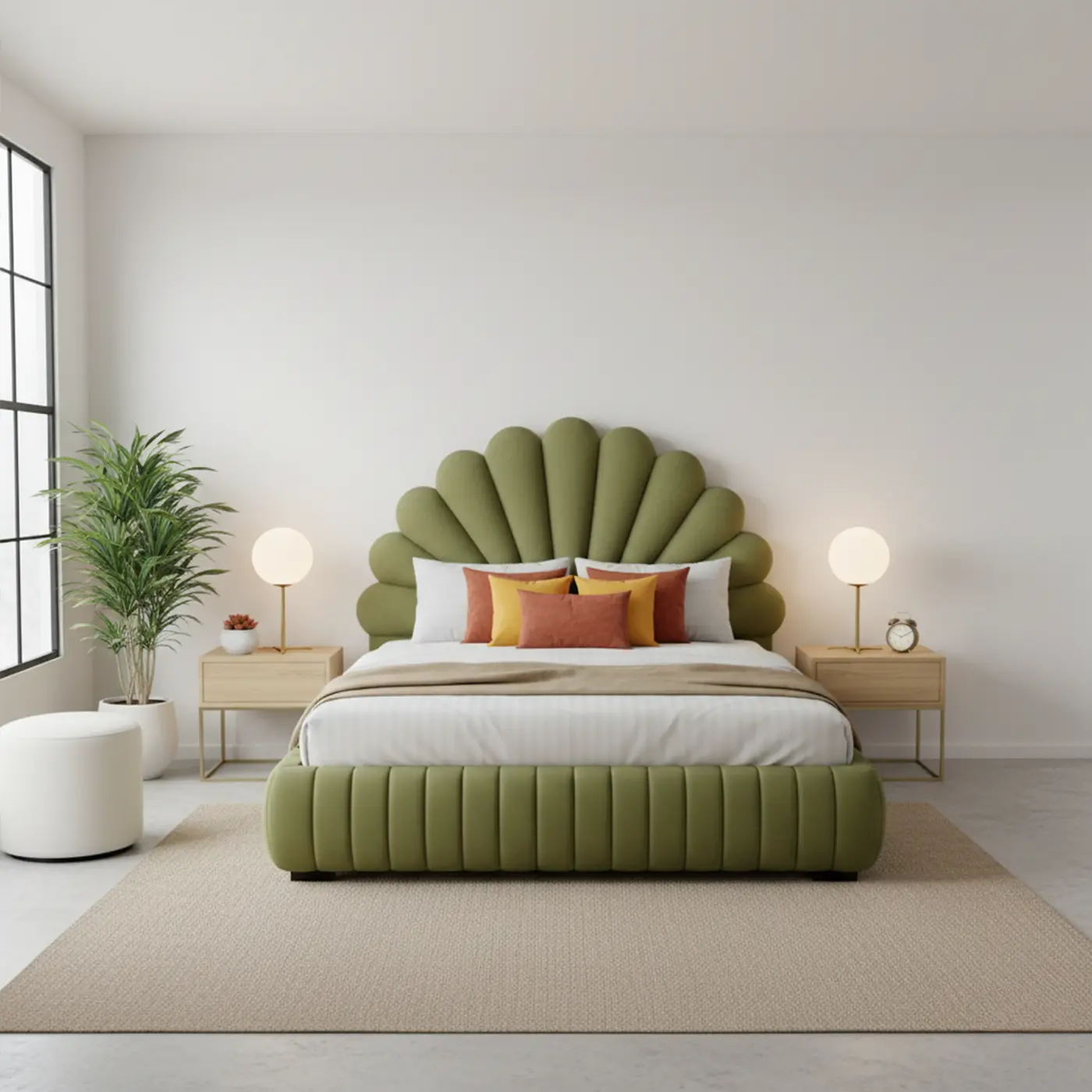 Elan Verde Panel Headboard