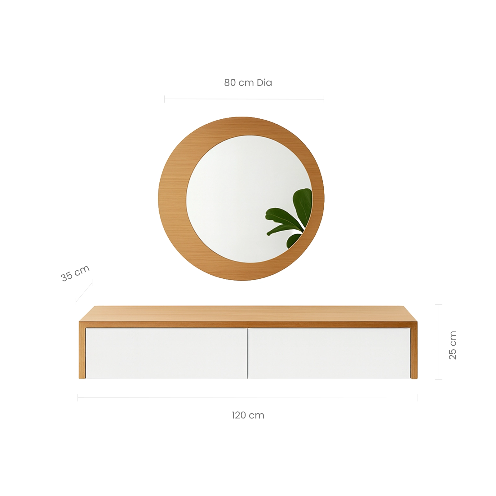 Floating Dresser With Mirror - Image 2