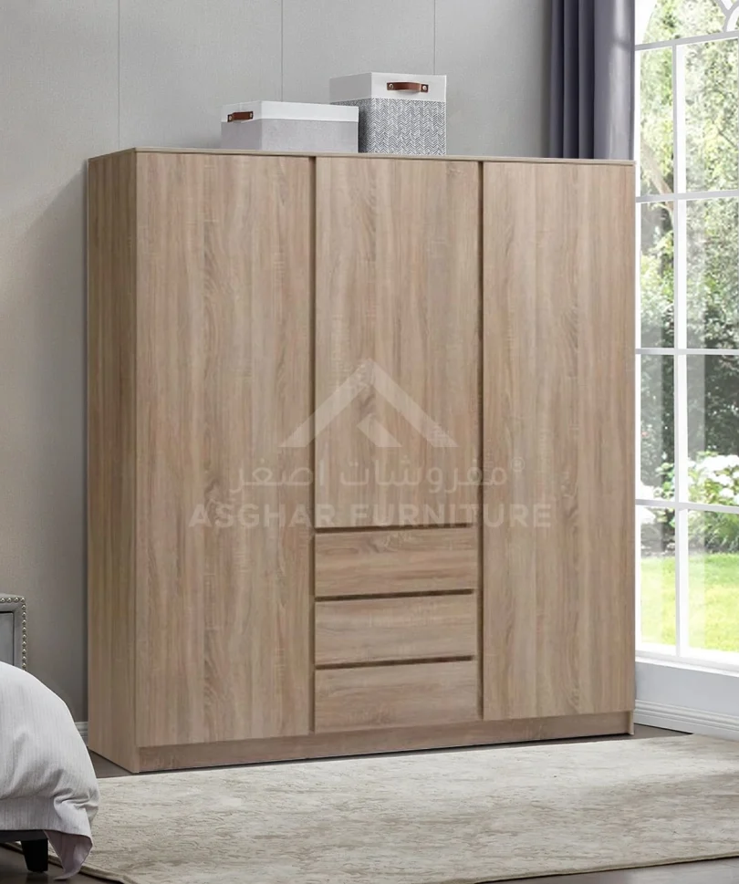 Galaxy 3-Door Wardrobe
