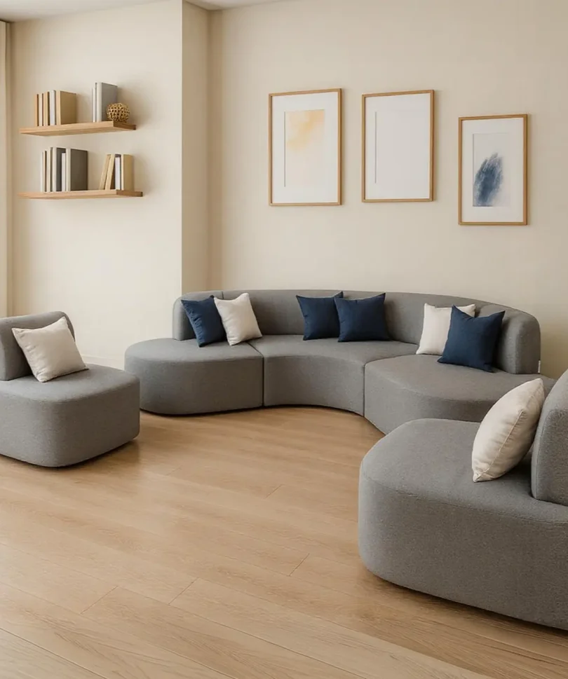Lamsa Curved Modular Sofa Set