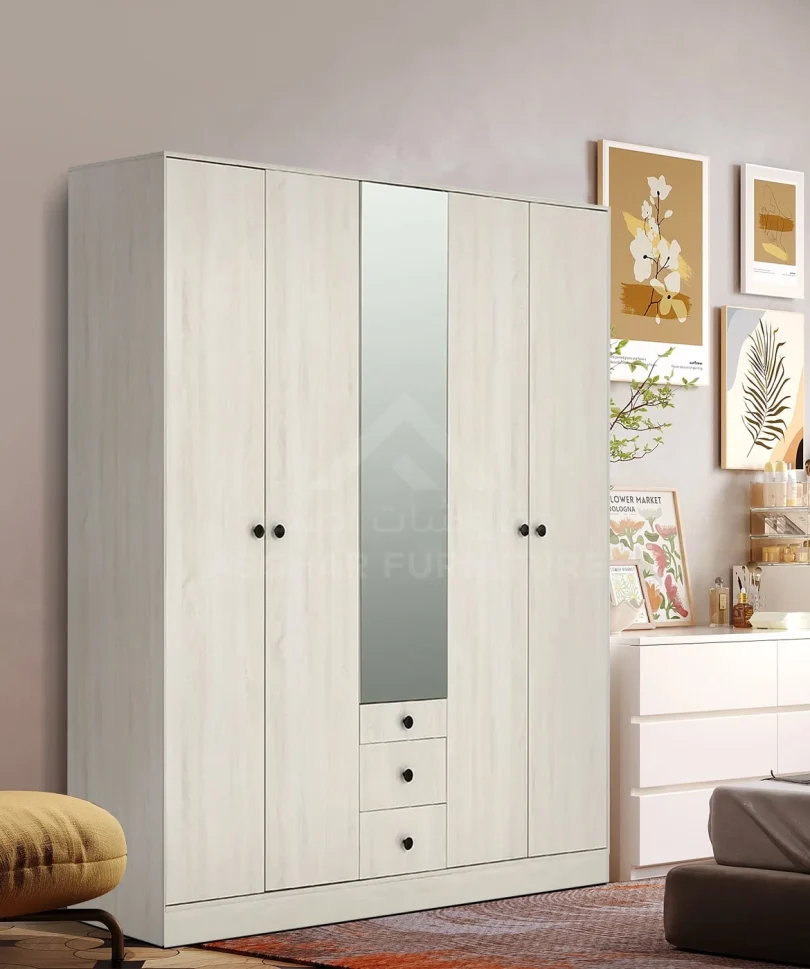 Pebble Mirror Wardrobe