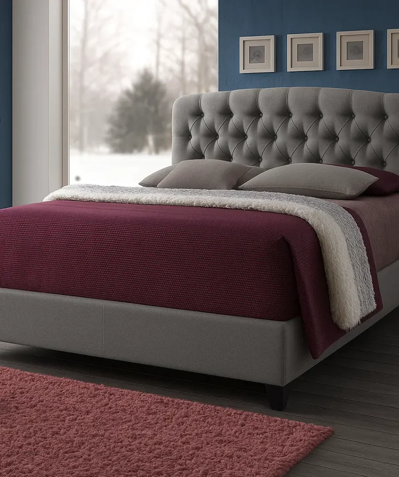 Renna Premium Espresso Bed