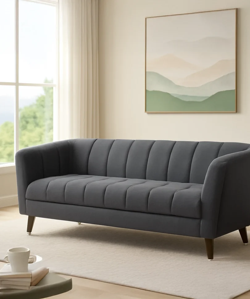 Rhosyn Monarch Tufted Sofa
