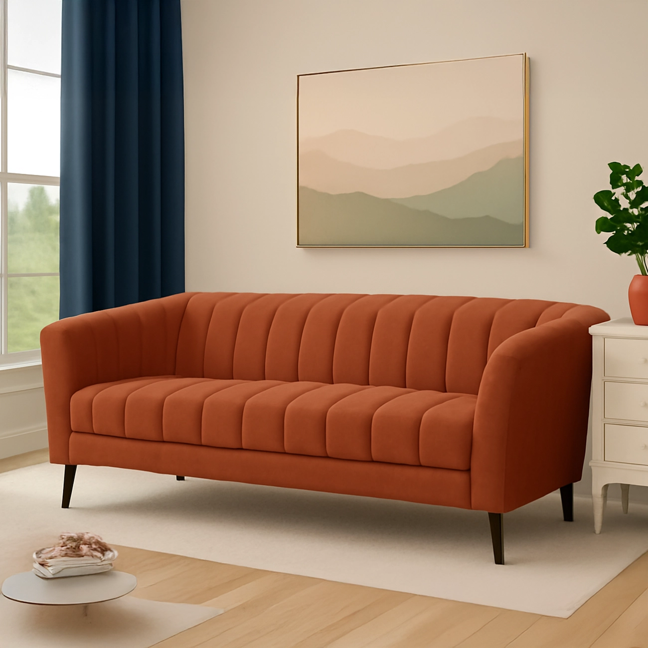 Rhosyn Monarch Tufted Sofa - Image 2