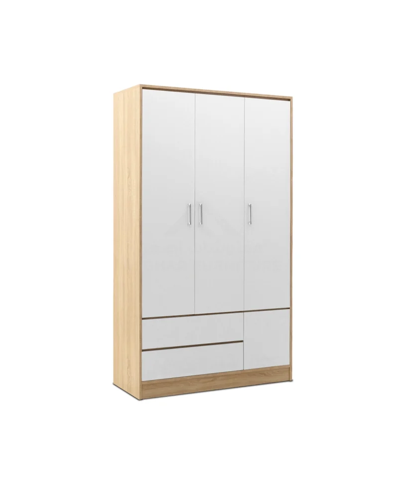 Sapphire 3-Door Wardrobe