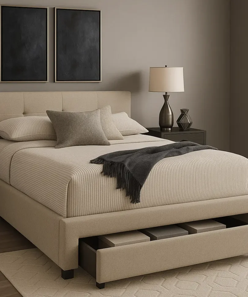 Vida Platform Storage Bed