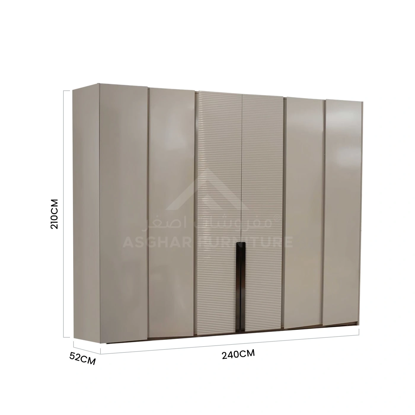 Mega 6-Door Wardrobe - Image 3
