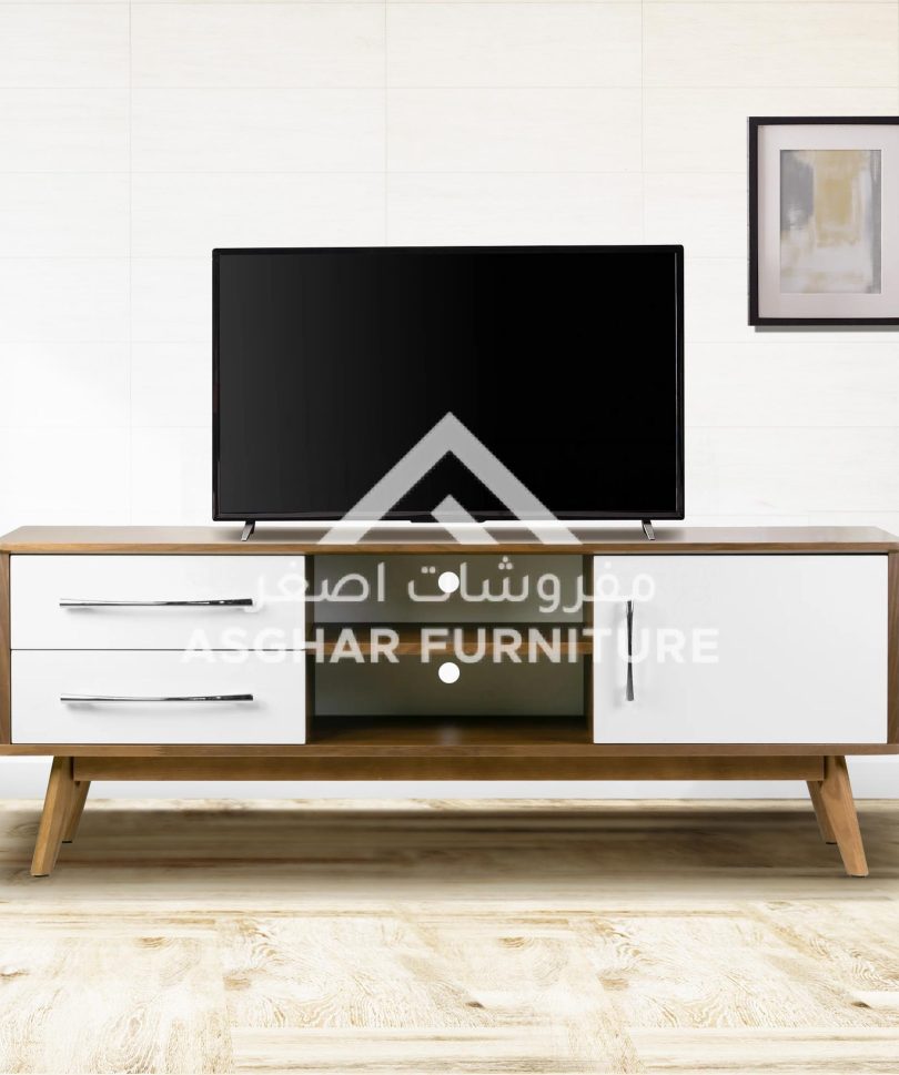 Alvar Two-Tone TV Stand