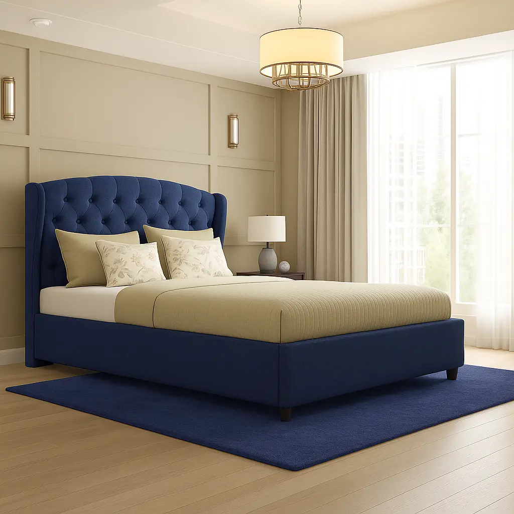 Embre Wingback Tufted Bed - Image 2