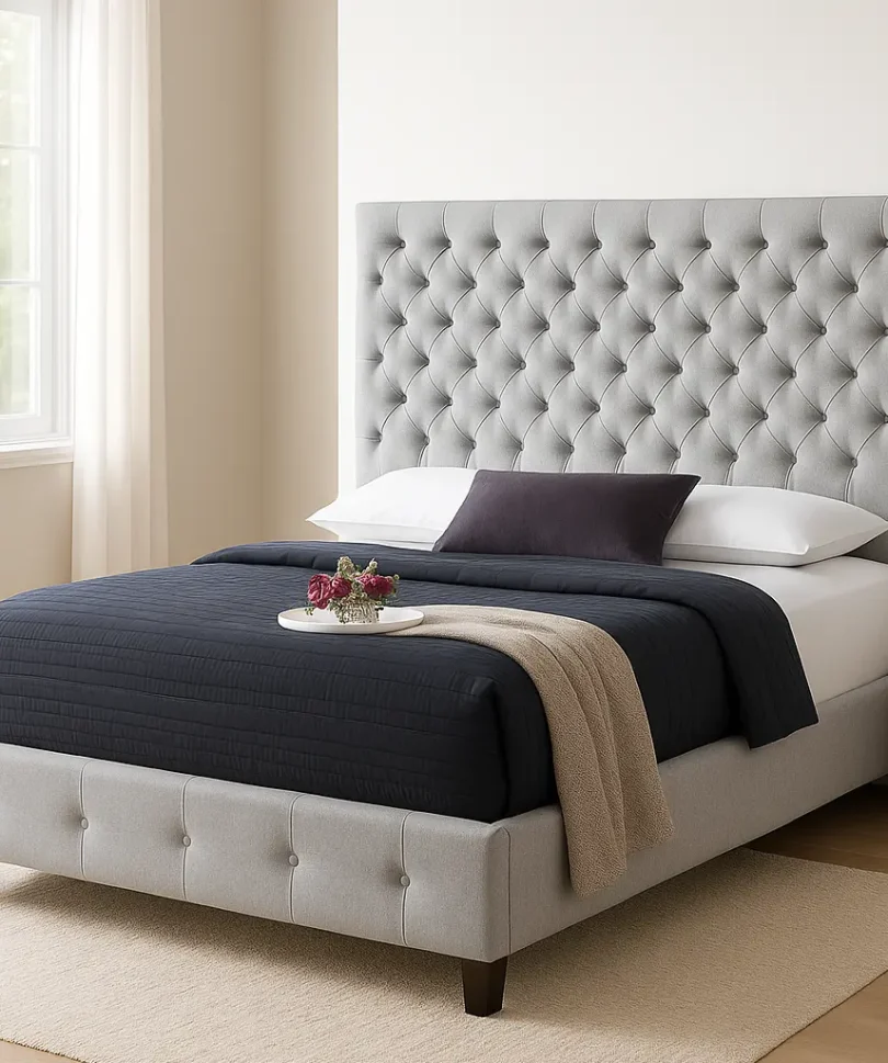 Mavrek Button Tufted Bed