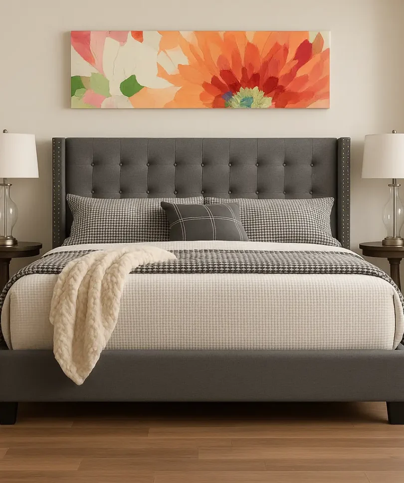 Moniz Tufted Bed