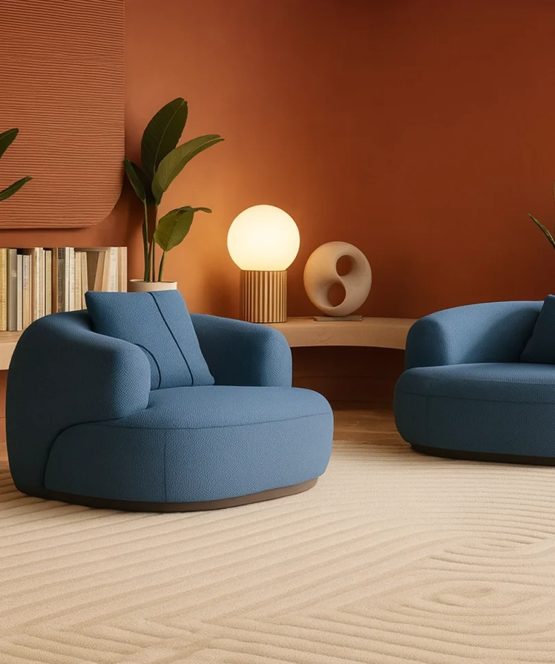 VelinCurve Accent Chair