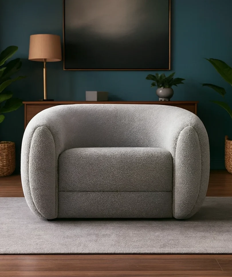 VeloraCurve Accent Chair
